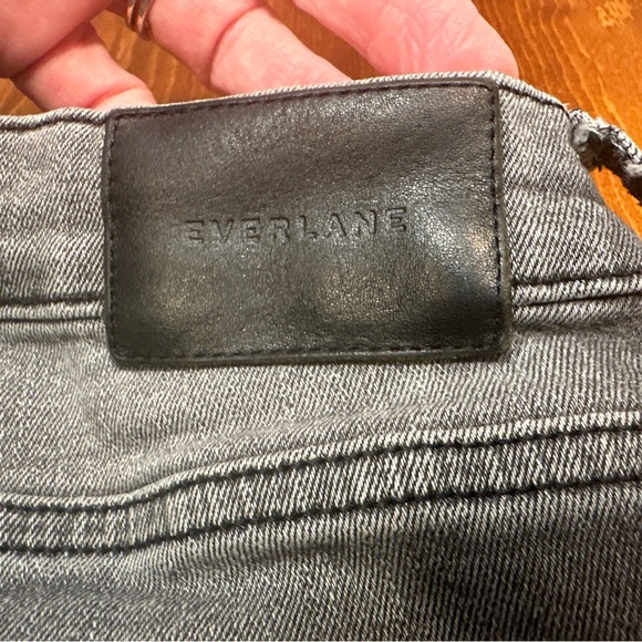 EVERLANE Size 28 Ankle Jeans Authentic Stretch Mid Rise Women Skinny Grey Denim - Picture 7 of 13